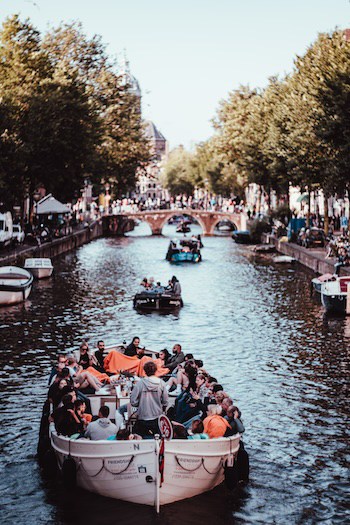 Luxus-Kanalfahrt Amsterdam